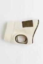 H & M - Faux Shearling Dog Jacket With Pocket - Beige