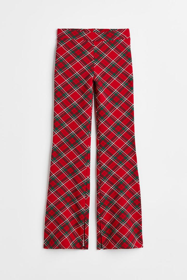 H & M - Flared Leggings - Red