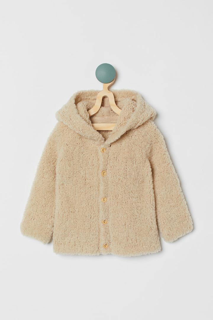 H & M - Wool-blend Cardigan - Beige
