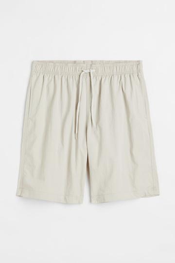 H & M - Nylon Knee-length Swim Shorts - Beige