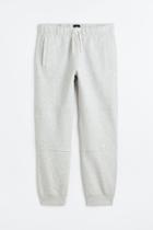 H & M - Regular Fit Cotton Sweatpants - Gray
