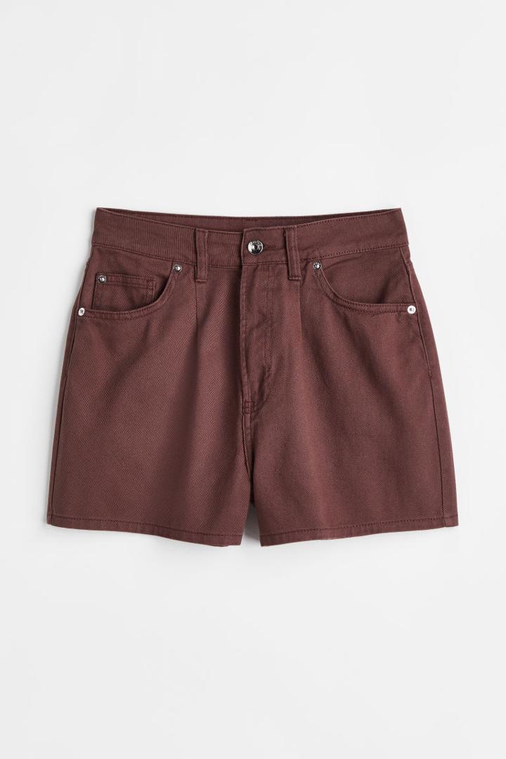 H & M - Twill Shorts - Brown