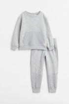 H & M - 2-piece Sweatsuit Set - Gray