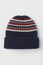 H & M - Rib-knit Hat - Blue