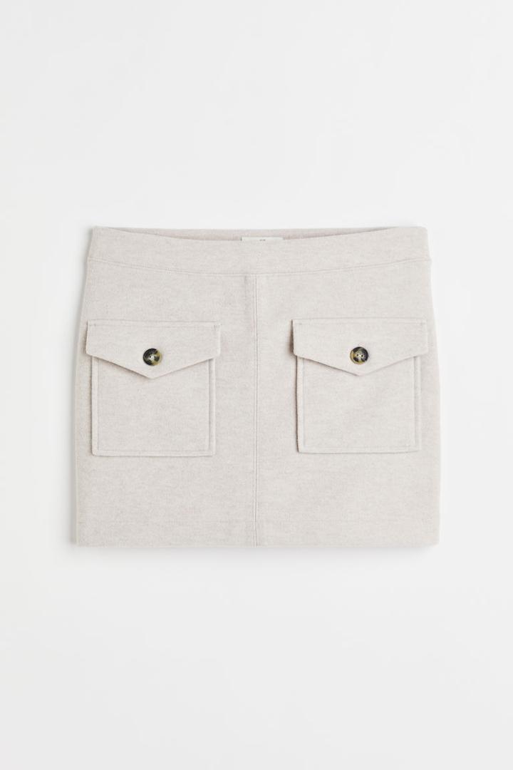H & M - Short Skirt - Gray