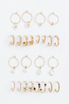 H & M - 12 Pairs Earrings - Gold