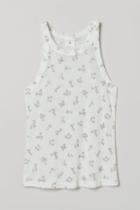 H & M - Airy Tank Top - White