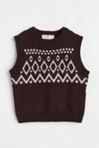 H & M - Wool Sweater Vest - Brown