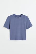 H & M - Drymove&trade; Sports Crop Top - Blue