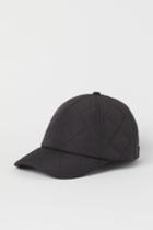 H & M - Quilted Cap - Black