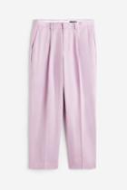 H & M - Relaxed Fit Lyocell Suit Pants - Purple