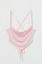 H & M - Open-backed Top - Pink