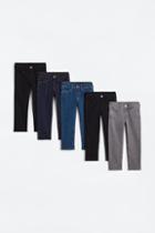 H & M - 5-pack Slim Fit Jeans - Black