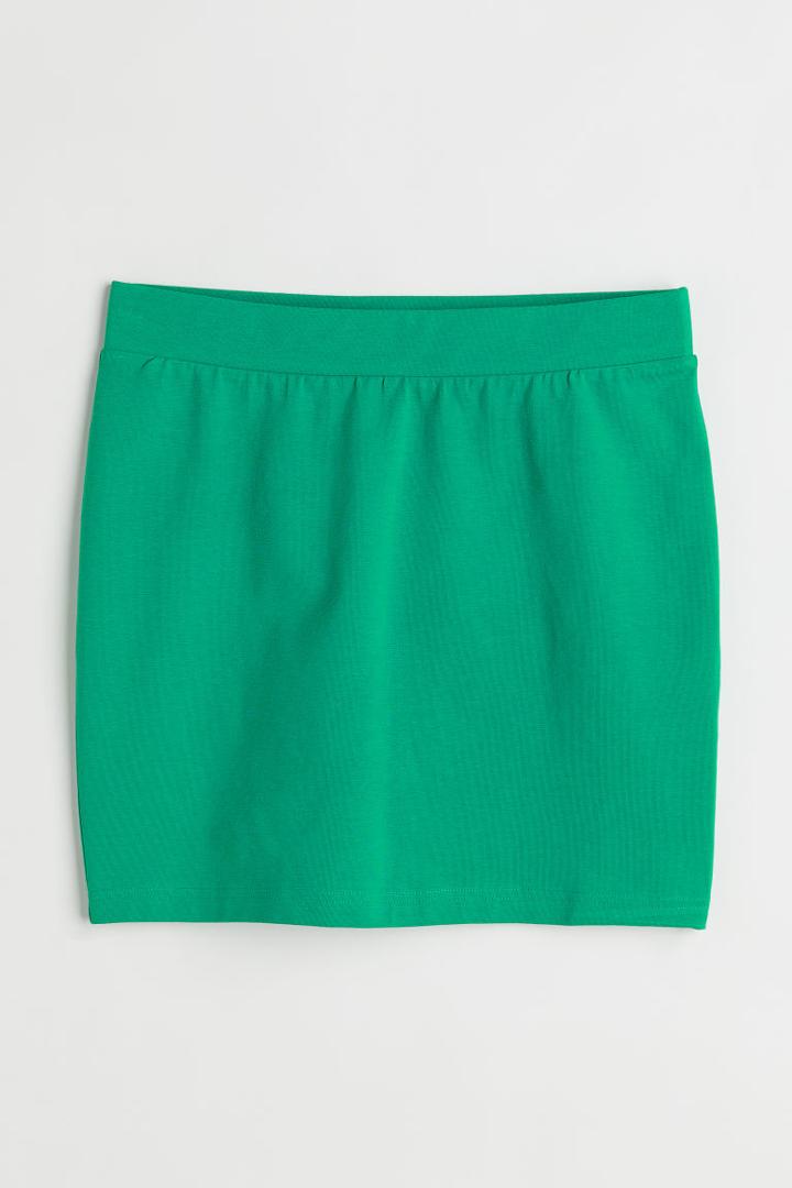 H & M - Mini Skirt - Green