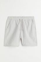 H & M - Relaxed Fit Nylon Shorts - Gray