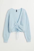 H & M - Rib-knit Poncho - White