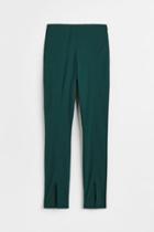 H & M - Slim Pants - Green