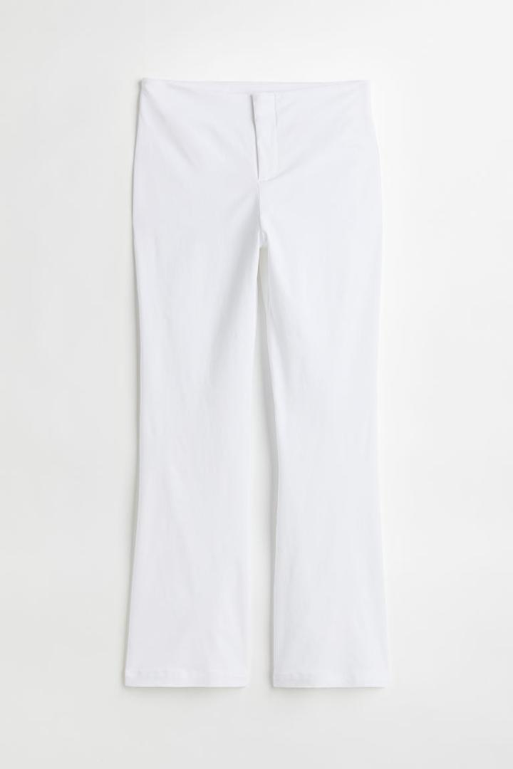 H & M - Flared Pants - White