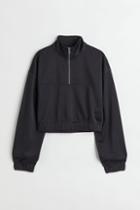 H & M - Sports Sweatshirt - Black