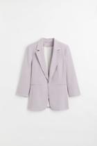 H & M - 3/4-length-sleeve Jacket - Purple