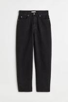 H & M - Tapered High Ankle Jeans - Gray