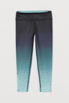 H & M - Sports Leggings - Turquoise