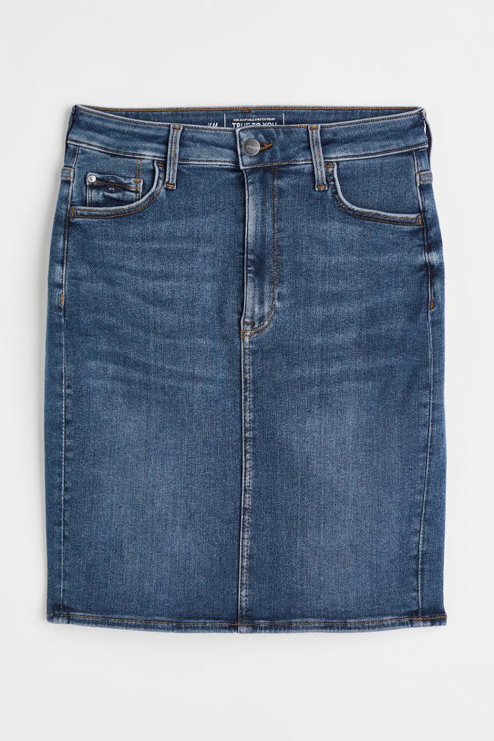 H & M - True To You Denim Skirt - Blue