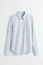 H & M - Cotton-blend Shirt - Blue
