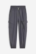 H & M - Water-repellent Shell Pants - Gray