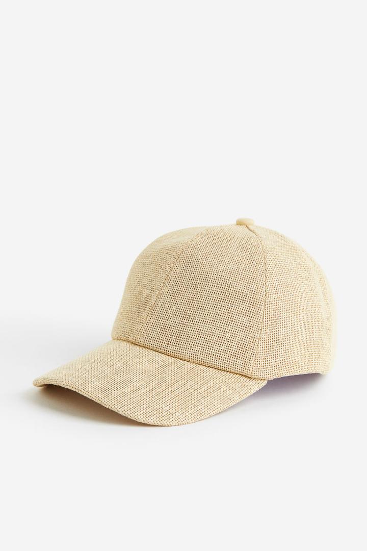 H & M - Straw Cap - Beige