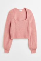 H & M - Rib-knit Jumper - Red