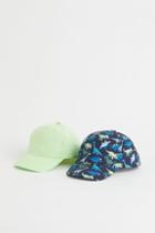 H & M - 2-pack Caps - Blue