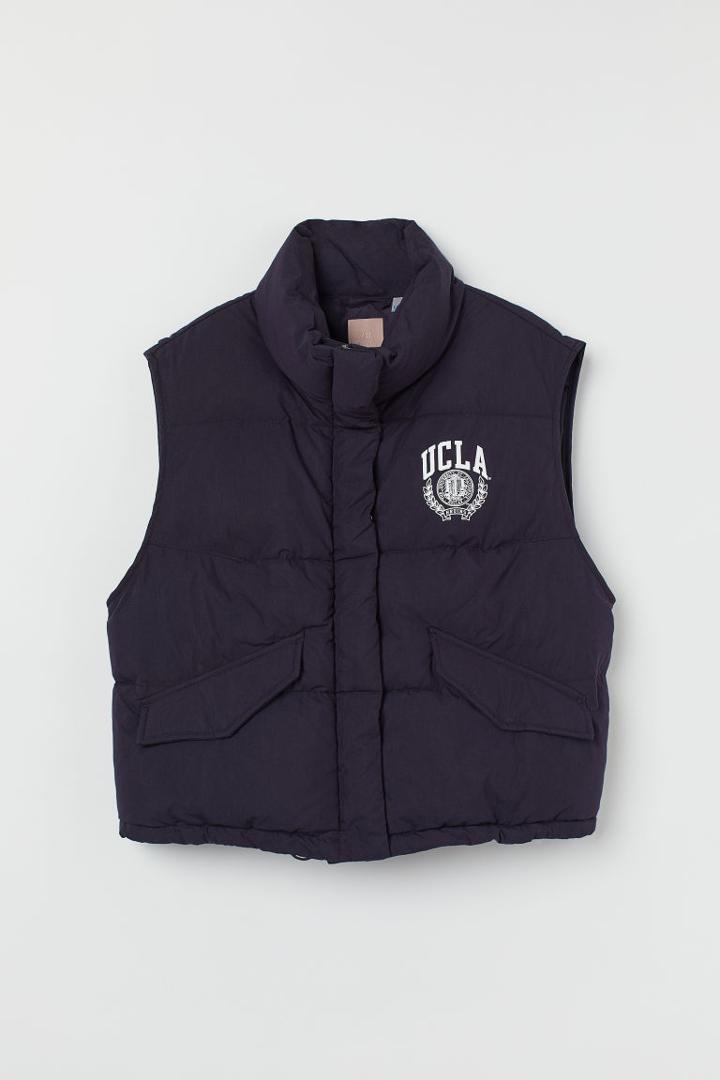 H & M - H & M+ Padded Vest - Blue