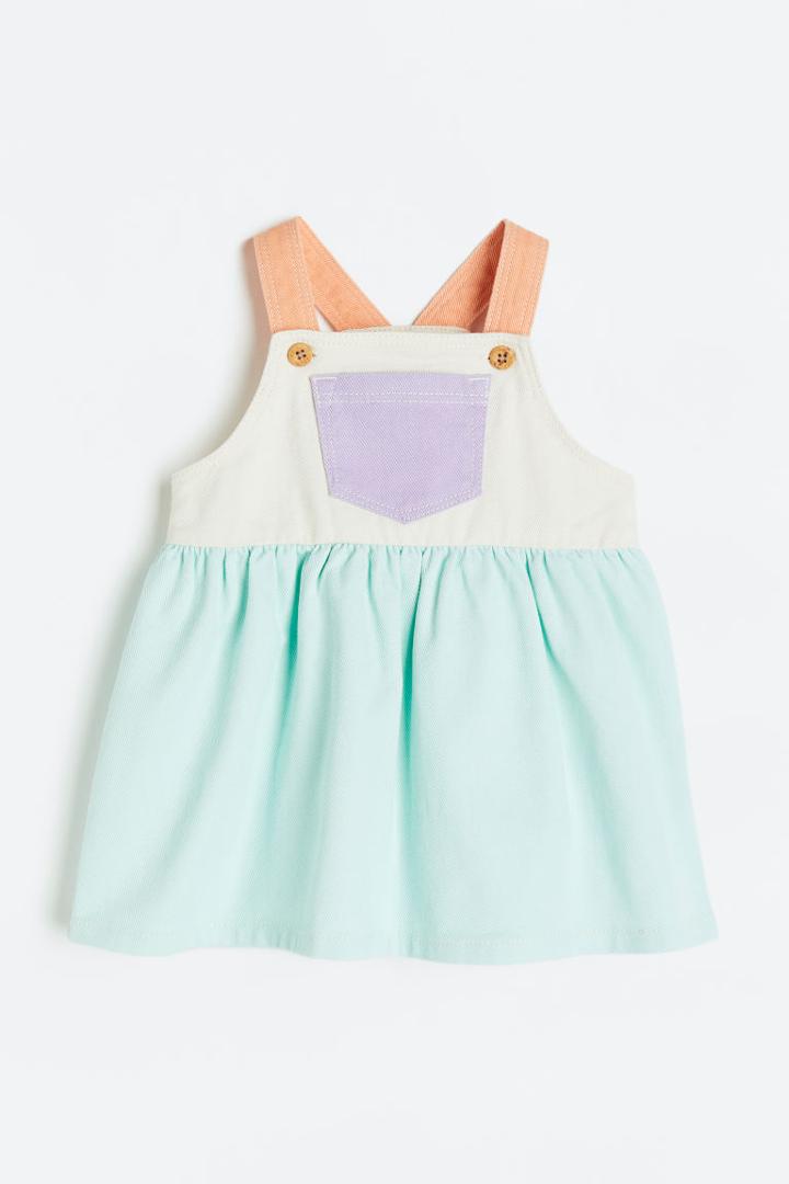 H & M - Overall Dress - Turquoise