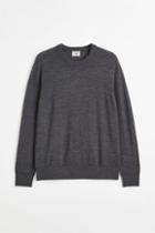 H & M - Merino Wool Sweater - Gray