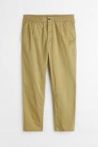 H & M - Regular Fit Crop Joggers - Yellow