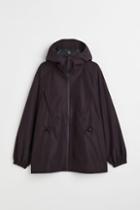 H & M - Oversized Waterproof Jacket - Black