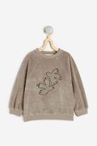 H & M - Oversized Terry Sweatshirt - Brown