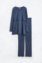 H & M - Mama 2-piece Nursing Set - Blue