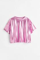 H & M - Shimmery Top - Pink