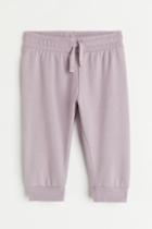 H & M - Cotton Sweatpants - Purple