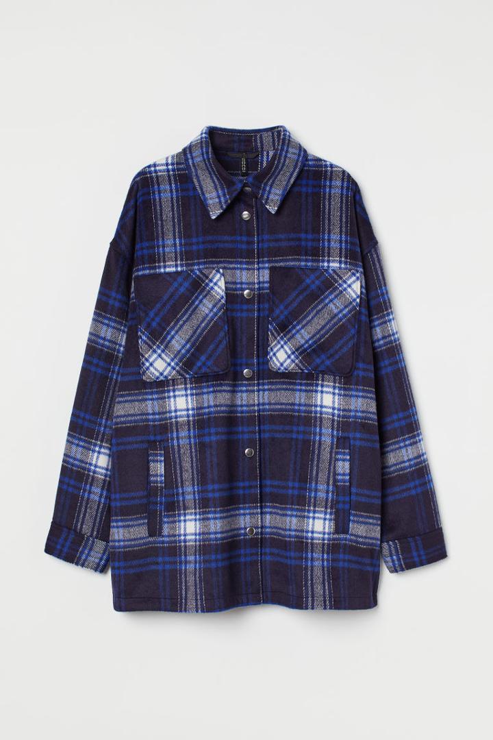 H & M - Shirt Jacket - Blue