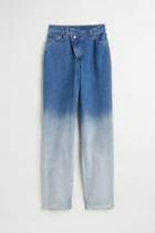 H & M - 90's Straight Baggy Jeans - Blue