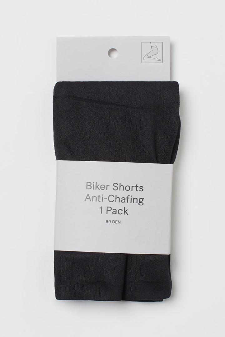 H & M - Anti-chafe Biker Shorts - Black