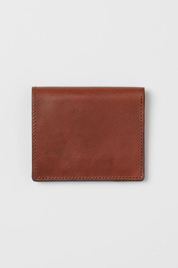 H & M - Leather Wallet - Orange