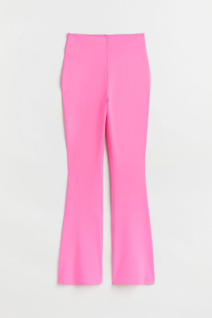 H & M - Flared Leggings - Pink
