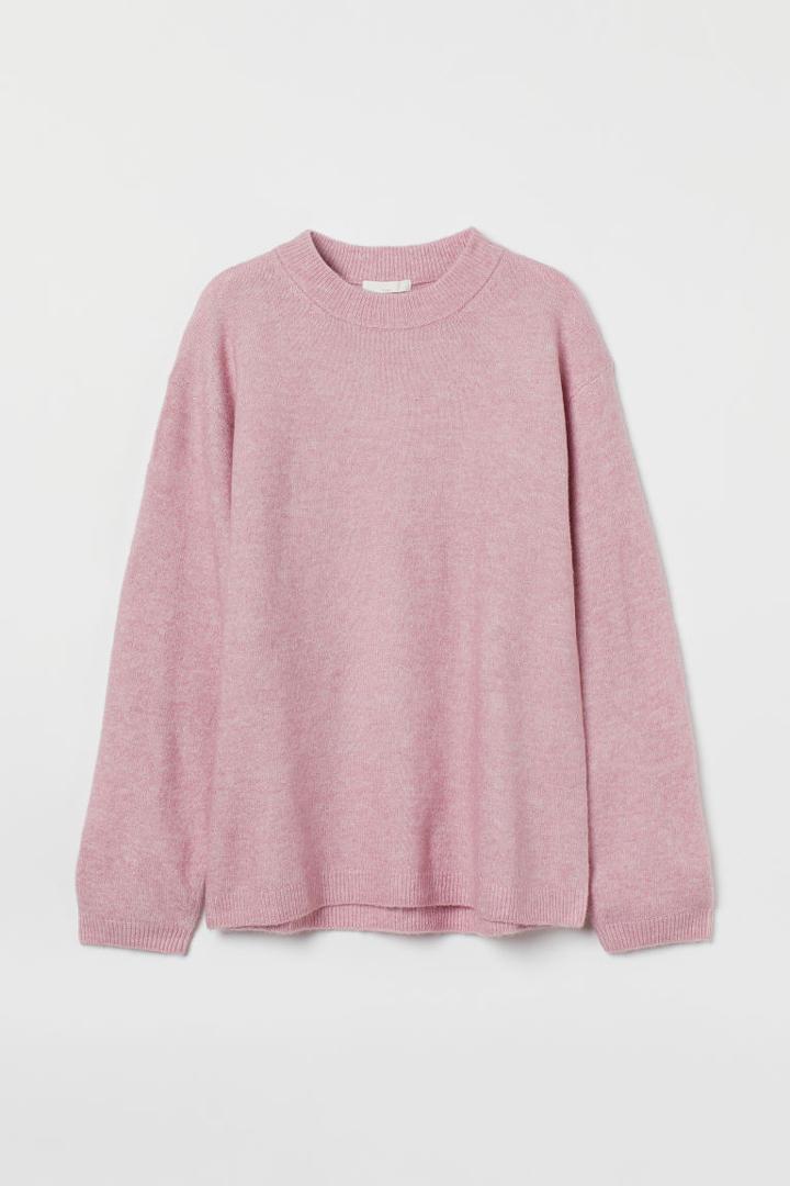 H & M - Mama Fine-knit Sweater - Pink