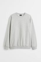 H & M - Relaxed Fit Sweatshirt - Gray