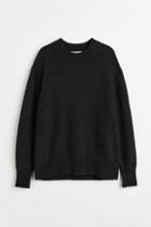 H & M - Knit Sweater - Black