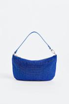 H & M - Rhinestone-embellished Shoulder Bag - Blue